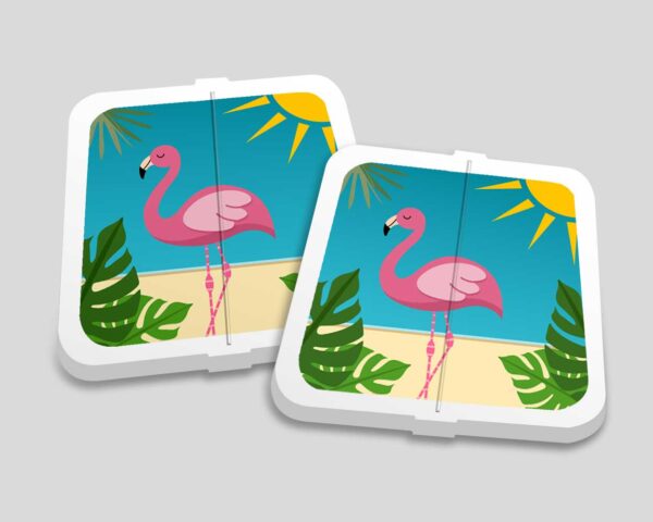 Breekmunten thema flamingo