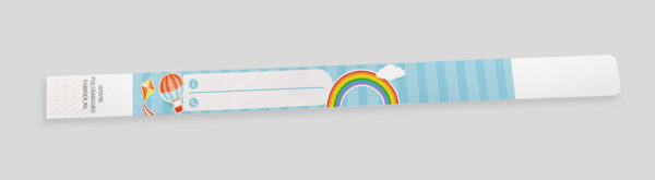 Tyvek thema kind regenboog bandje